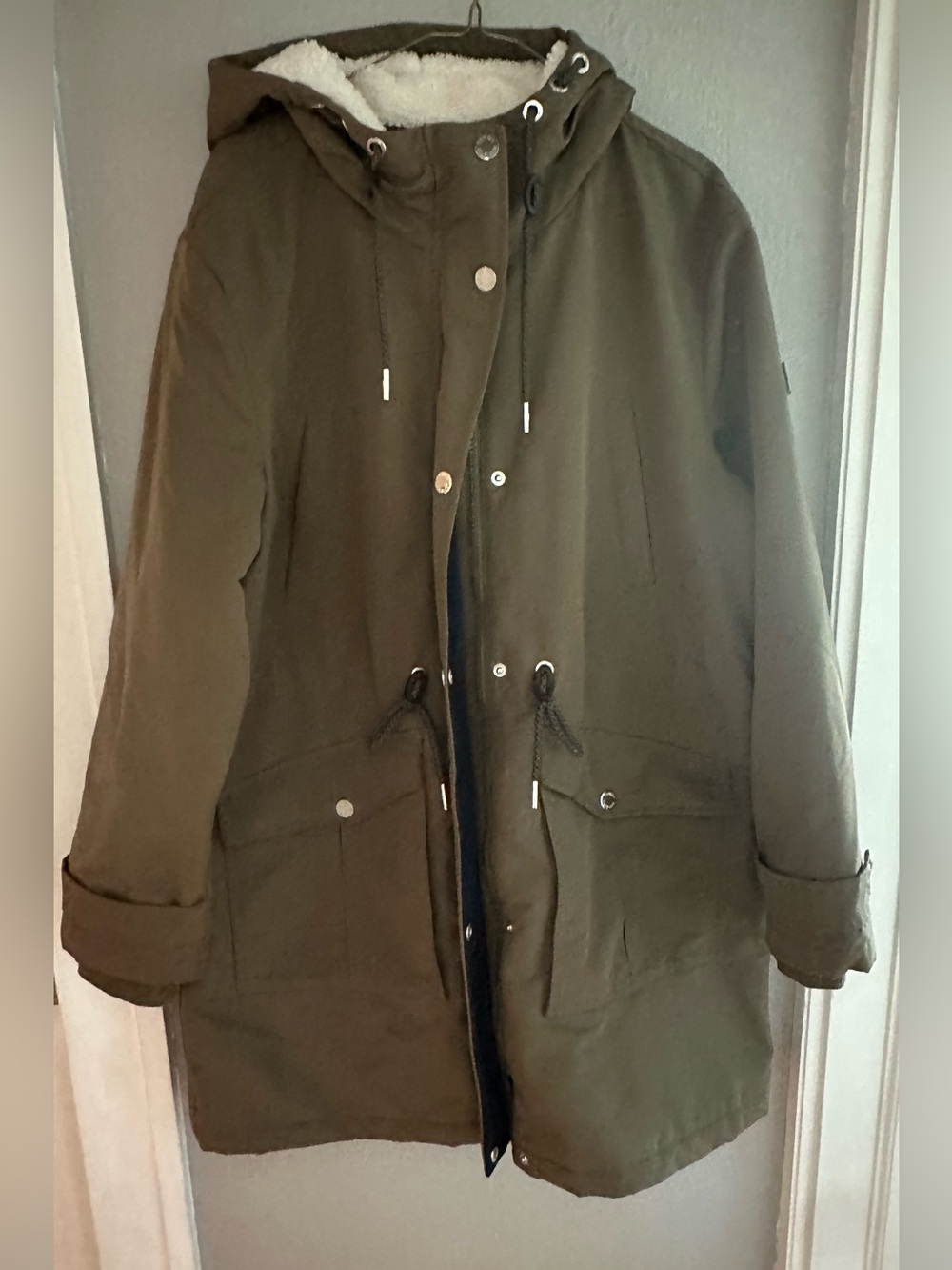 Tommy Hilfiger olive Green Hooded Jacket